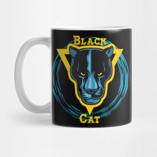 Black cat Mug